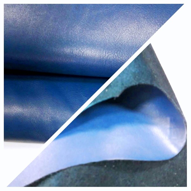 Кожа наппа синий Валенсия джинс 0,8-1,0  фото